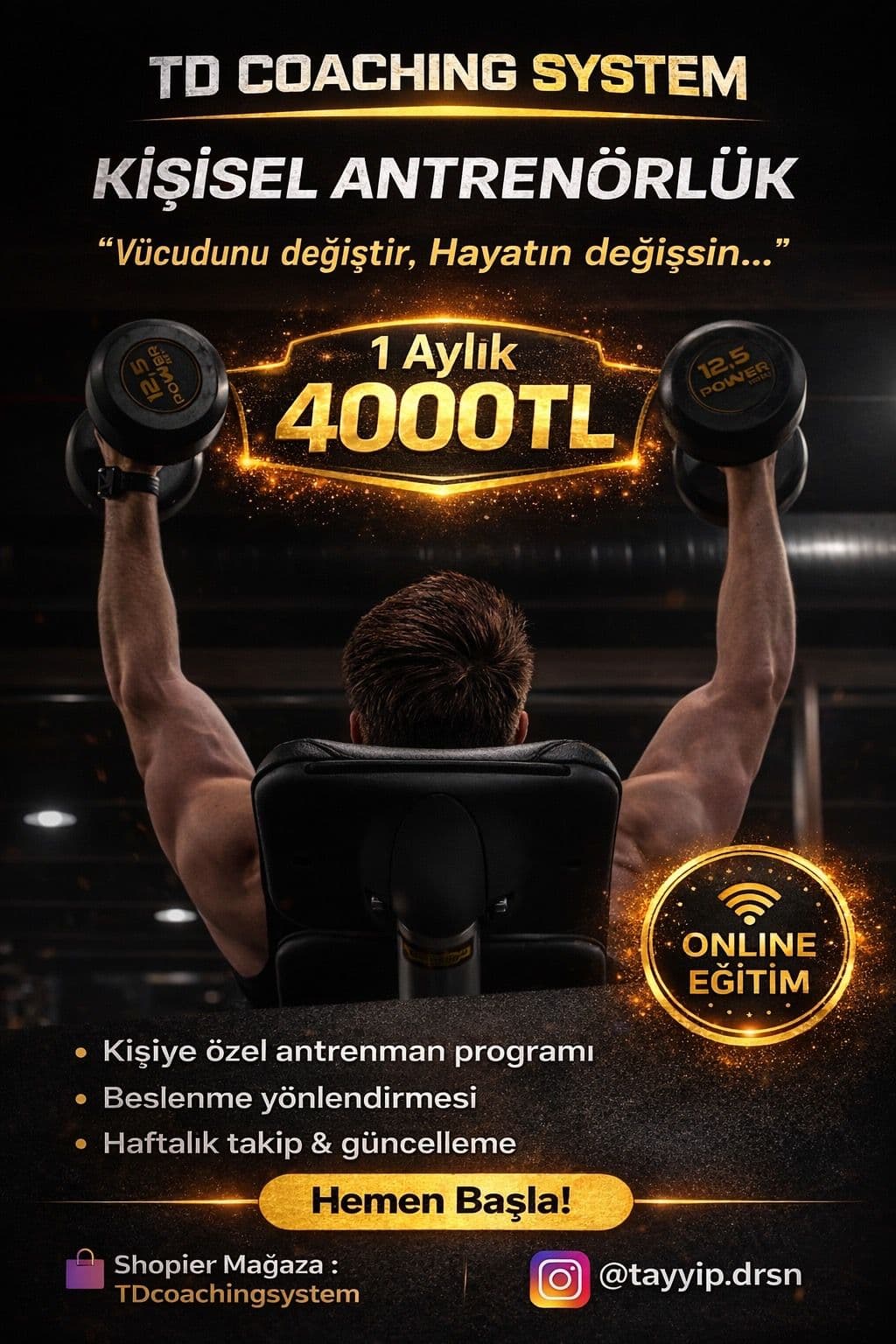 1 Aylık Online Koçluk (Örnek)